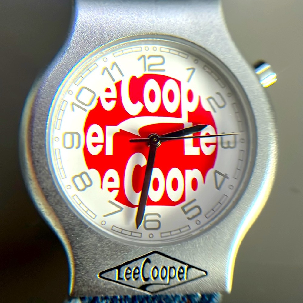 Lee Cooper Original Colour Time Watch - Denim Band
